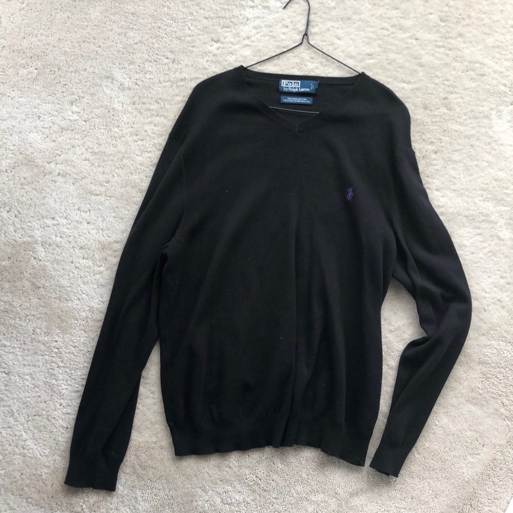 Polo V neck sweater